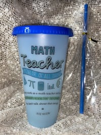 Image 1 of Color Changing Tumbler - Math Teacher 