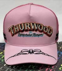 Image 1 of Pink Thurwood Truckers Hat 