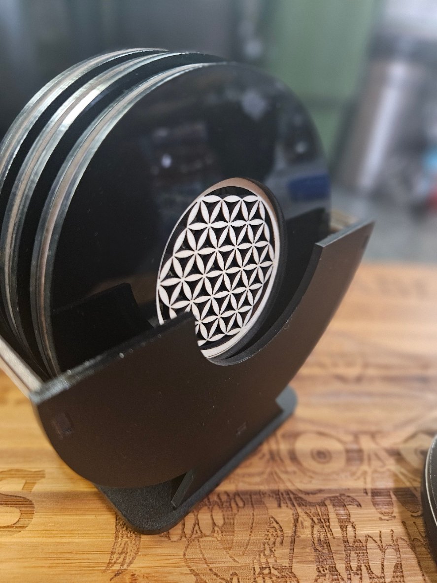 Image of Flower of Life Coasters