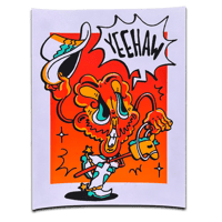 YEEHAW - Screen Printed Print