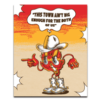 ROOTIN TOOTIN COWBOY - Print