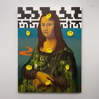 Image 1 of 'Definitely Not the Mona Lisa' - Original Painting