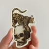 DEATH LEOPARD Sticker