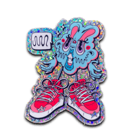 GLITTER SHOES - Sticker