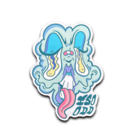 BLUE DOODLE - Sticker