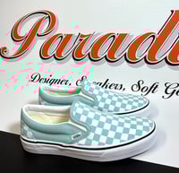 Image 1 of Vans Mint Checker Slip-On (WMNS Size 8.5)