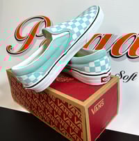 Image 2 of Vans Mint Checker Slip-On (WMNS Size 8.5)