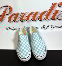 Image 3 of Vans Mint Checker Slip-On (WMNS Size 8.5)