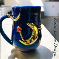 Celestial Mushroom Mug China Blue