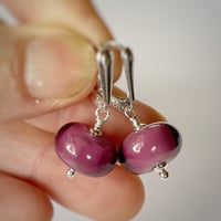 Image 2 of Earrings - Medium Amethyst