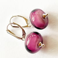 Image 4 of Earrings - Medium Amethyst