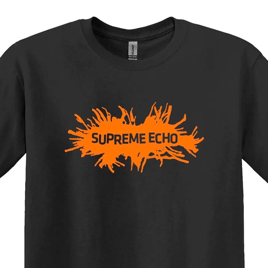 Image of ORANGE SPLAT SUPREME ECHO SHIRT