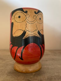 Image 4 of Wooden Vintage Daruma Doll