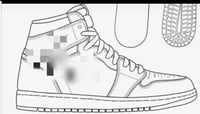 Digital sneaker patern 