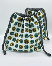 Image 1 of Jimin Blooming Serenade Drawstring Bag 