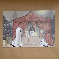 Image 2 of Art Print Swoopy Ghost Seance