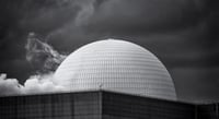 Sizewell Print. Reactor Dome on Sizewell B Power Station. Fine Art Giclée Print