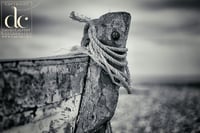 Aldeburgh Print. Rope on Aldeburgh Fishing Boat (B&W). Fine Art Giclée Print