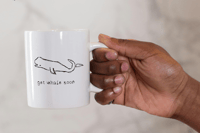 Image 1 of whale / mug