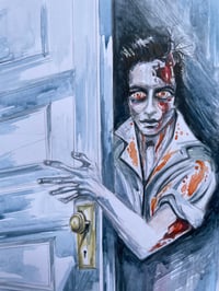 Image 1 of ORIGINAL PAINTING: ‘DENNY IN THE CLOSET’ THE BODY-STEPHEN KING