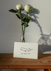 Image 1 of whale / card