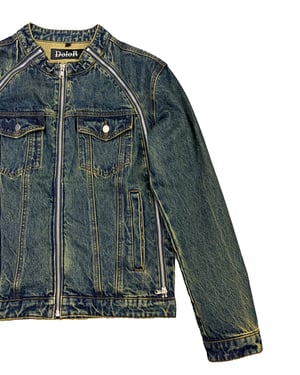 Image of DOLOR - Heavyweight Denim Moto Jacket