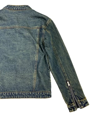 Image of DOLOR - Heavyweight Denim Moto Jacket