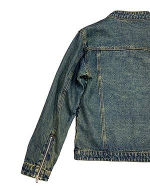 Image of DOLOR - Heavyweight Denim Moto Jacket