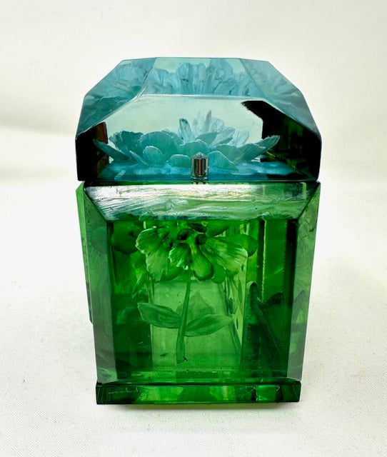 Image of Mini Victorian Lucite Box- New Two Toned Version!