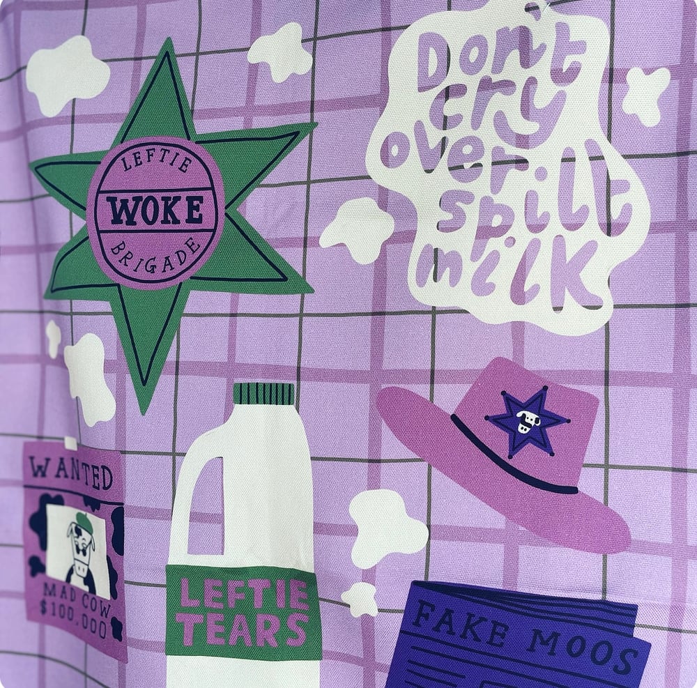 Image of Spilt Milk Tea Towel
