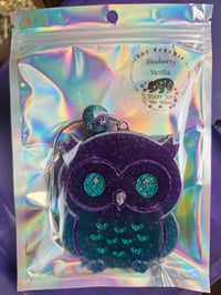 Image 4 of Owl car freshie- blueberry vanilla 