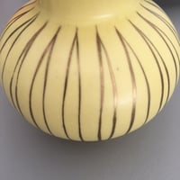 Image 4 of Vintage Marzi & Remy west German yellow/gold/black pot