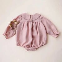 Image 3 of Cotton Muslin Style Romper 