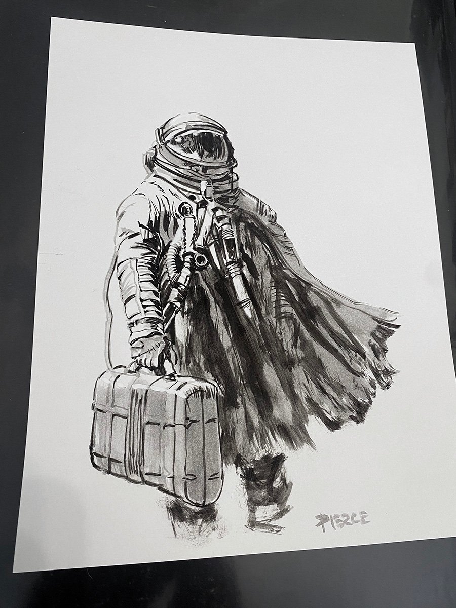 Image of Skullnaught Nomad working Sketch