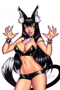 Image of Kannibal Kitty #6 Original Cover Art