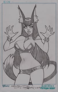 Image of Kannibal Kitty #6 Original Cover Art
