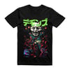 Demons Japanese Title with Motorcycle Man - Iconic Horror Movie T-Shirt