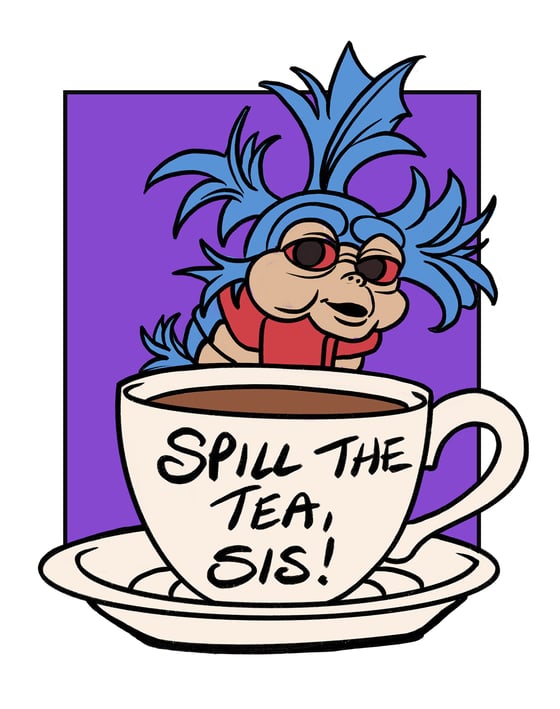 Image of Spill The Tea Pin- Pre-Order