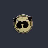 Image 3 of Enamel Pug Pin
