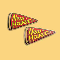 Image 1 of New Haven Pizza Enamel Pin