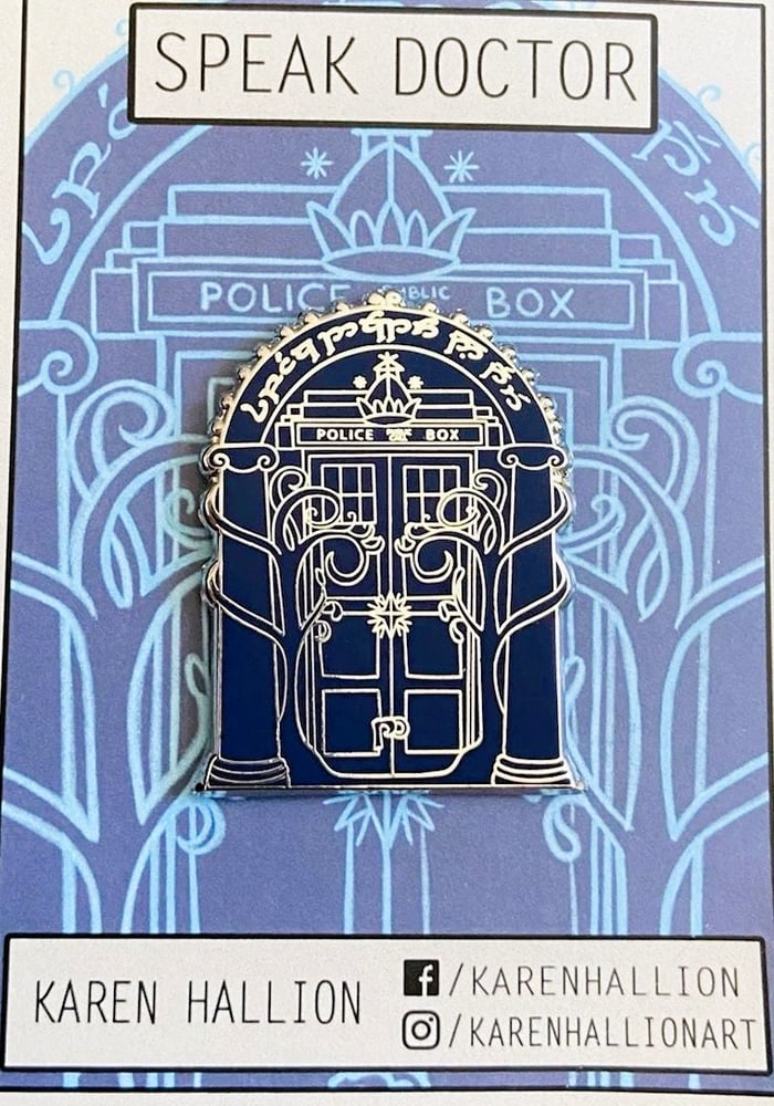 Image of Speak Doctor Pin  - Pre-Order