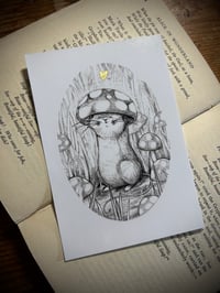 Fancy Hat A6 Hand Finished Ltd Ed Print 