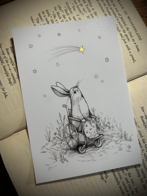 Image of Shooting Star A6 Hand Finished Ltd Ed Print