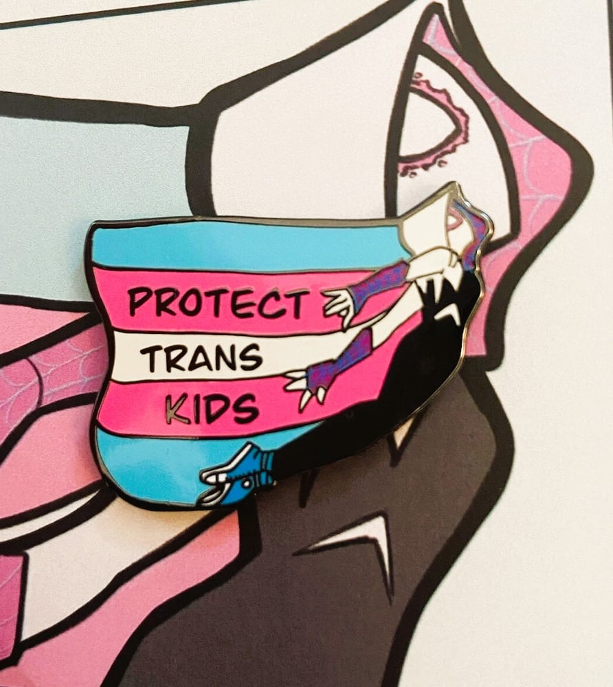 Image of Protect Trans Kids Pin - Pre-Order