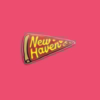 Image 3 of New Haven Pizza Magnet Enamel