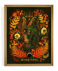 Image 1 of King of All in brass frame