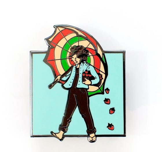 Image of Strawberry Girl Pin - Pre-Order