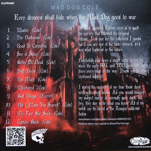 MAD DOG COLE - SON OF SATAN (LP)