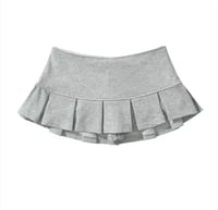 Image 1 of Terry Pleated Skirt 