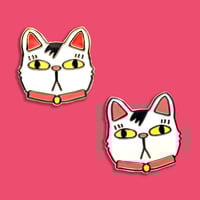 Image 1 of Enamel Cat Pin